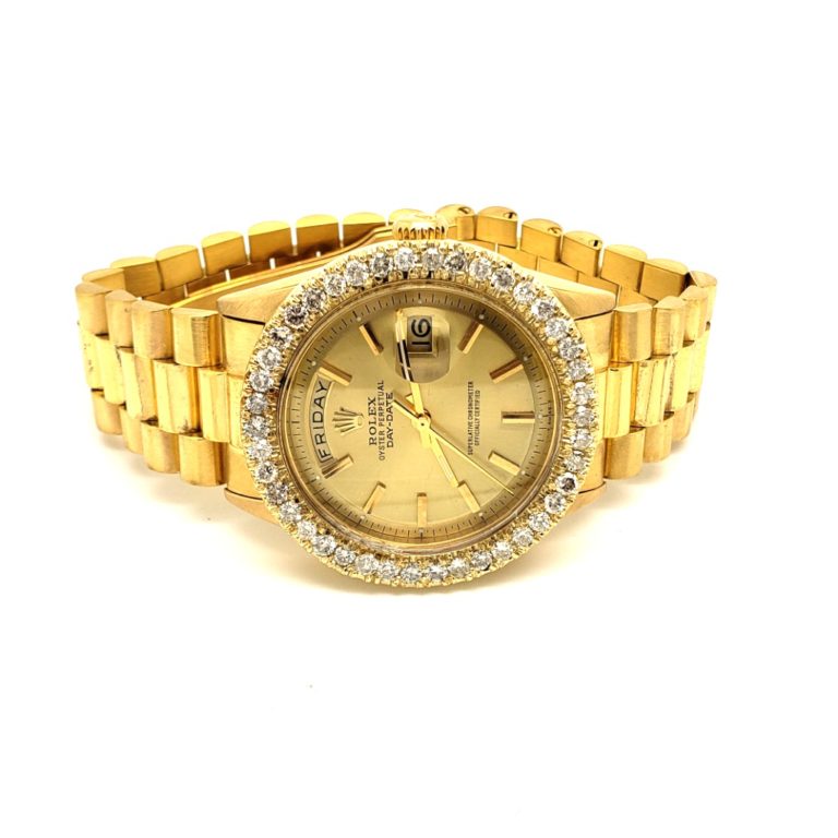 Men s Rolex President 1803 Model W Diamond Bezel Ryu s Jewelry