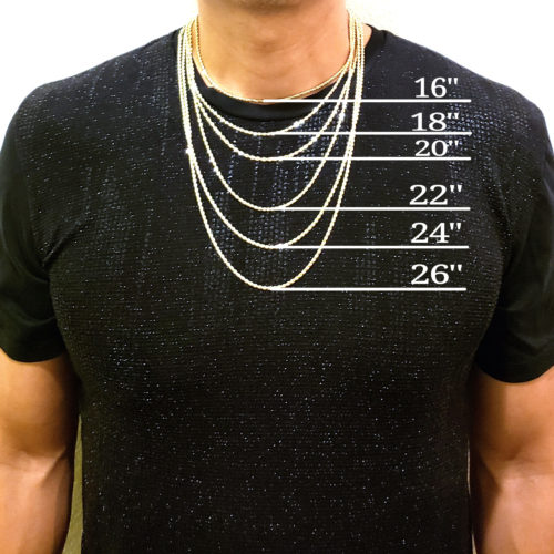 Chain Size Chart Ryus Jewelry Custom Jewelry Specialist Since 1984