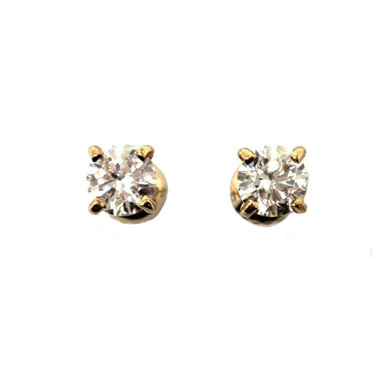 0.70 CT Diamond Stud Earrings | Ryu's Jewelry
